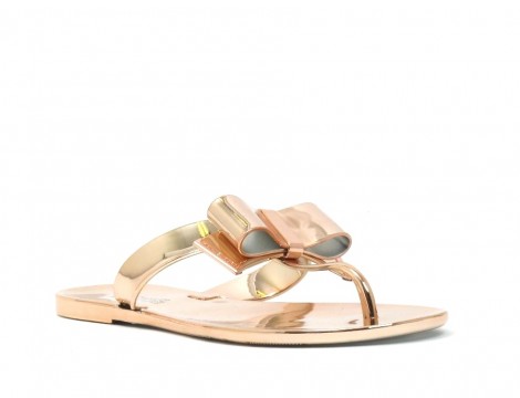 Michael Kors Slipper rose goud