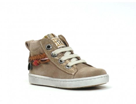 Shoesme Veterschoen beige