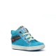 Shoesme Veterschoen turquoise