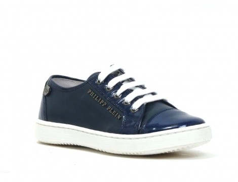 Philipp Plein Sneaker blauw lak