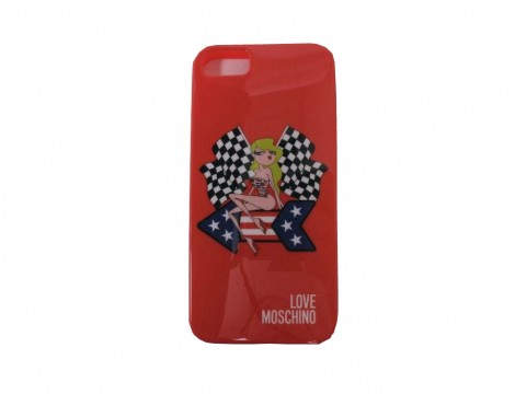 Moschino Iphonehoes rood