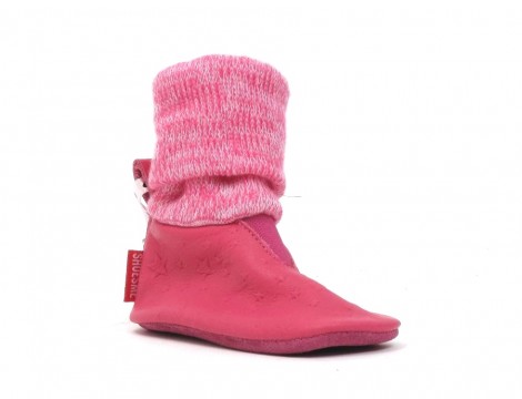 Shoesme Babyschoentjes fuchsia roze