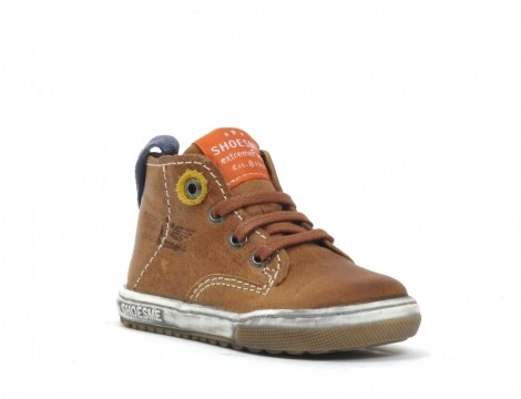 Shoesme Veterschoen cognac