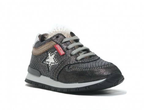 Shoesme Sneaker oud zilver