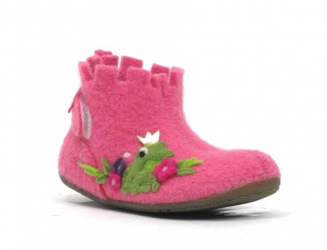 Kitzbuhel Pantoffel fuchsia roze