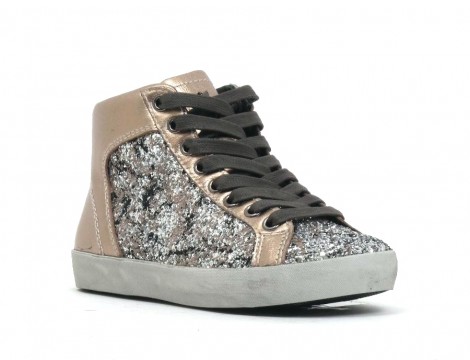 CRIME London Sneaker rose goud