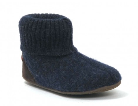 Kitzbuhel Pantoffel blauw