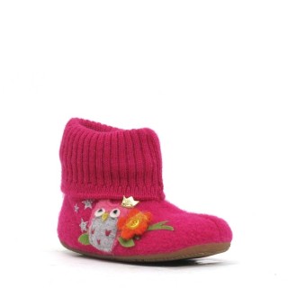 Kitzbuhel Pantoffel fuchsia roze