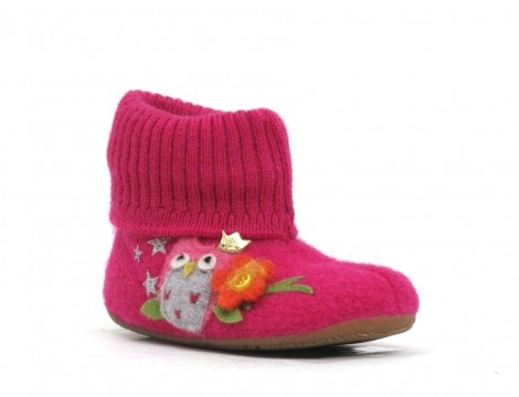 Kitzbuhel Pantoffel fuchsia roze