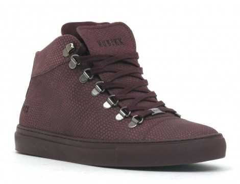 Nubikk Veterschoen bordeaux