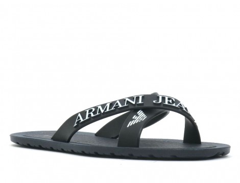 Armani Jeans Slipper blauw