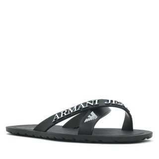 Armani Jeans Slipper zwart