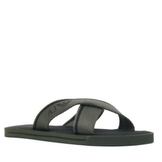 Armani Jeans Slipper groen