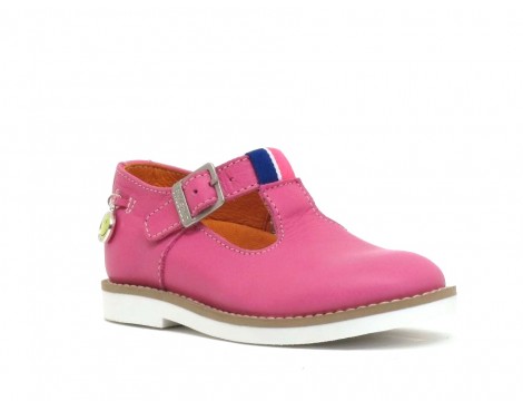 Shoesme Bandschoen fuchsia roze