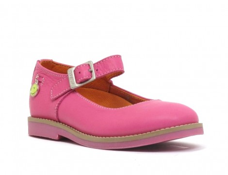 Shoesme Bandschoen fuchsia roze