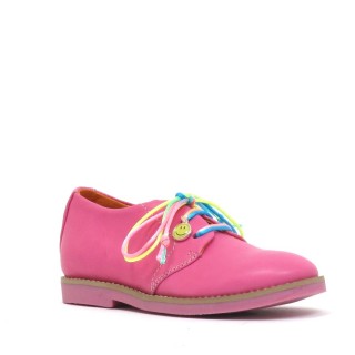 Shoesme Veterschoen fuchsia roze