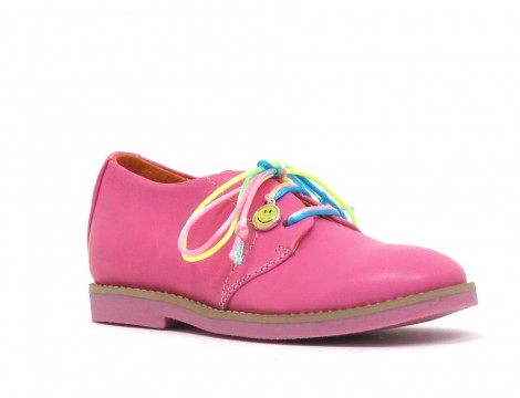 Shoesme Veterschoen fuchsia roze