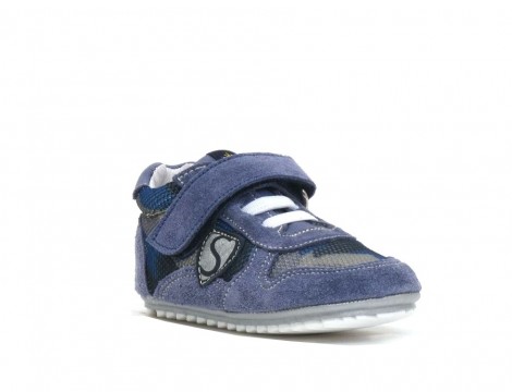 Shoesme Babyschoentjes jeans blauw