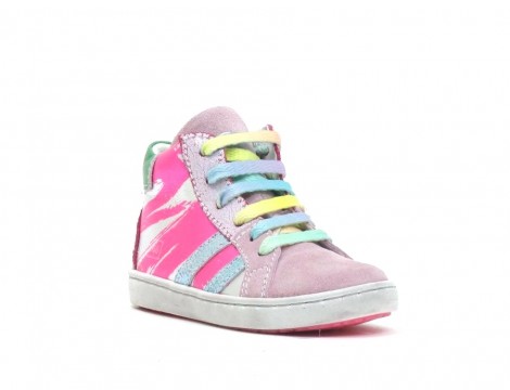 Shoesme Veterschoen roze