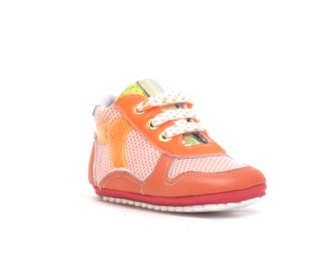 Shoesme Babyschoentjes oranje fluo