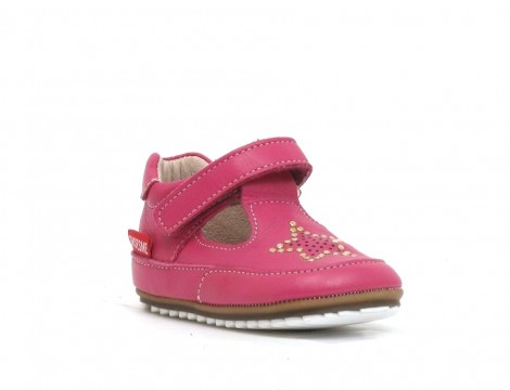 Shoesme Babyschoentjes fuchsia roze