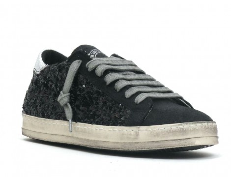 P448 Sneaker zwart