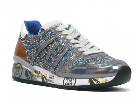 Premiata Sneaker oud zilver