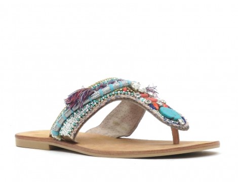 Tendenzza Slipper turquoise