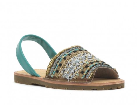 Tendenzza Sandaal turquoise