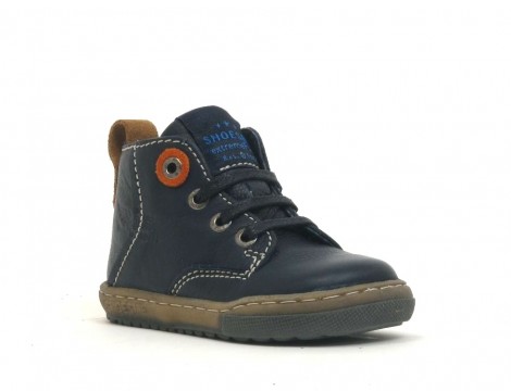 Shoesme Veterschoen blauw