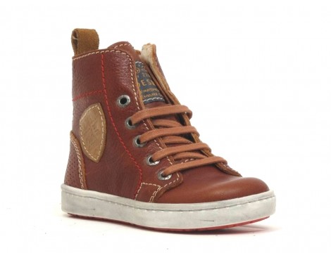 Shoesme Veterschoen cognac