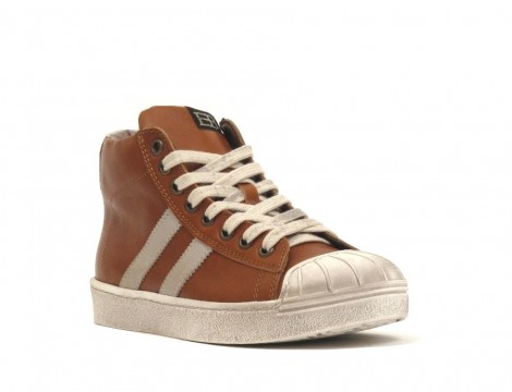 E.B. Sneaker bruin natu