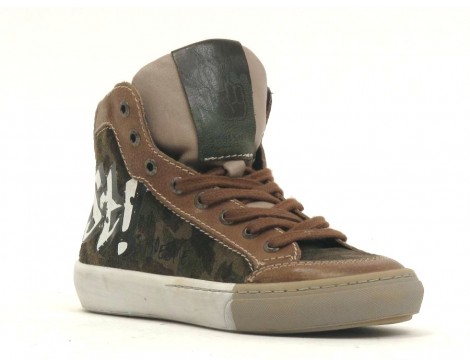 Shoesme Veterschoen groen