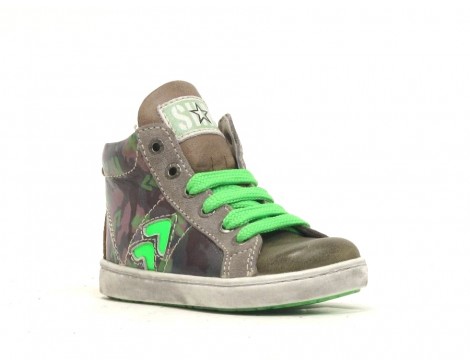 Shoesme Veterschoen groen