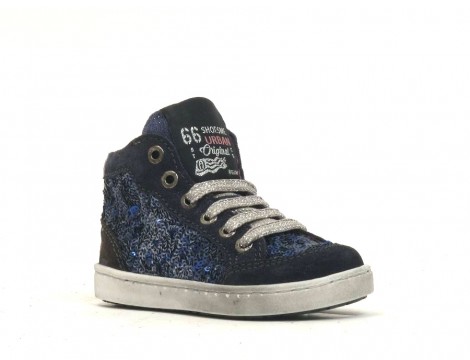 Shoesme Veterschoen blauw