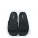 The White Brand Slipper zwart