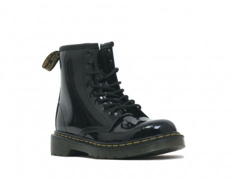 Dr. Martens Veterschoen zwart lak