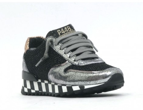 P448 Sneaker zwart