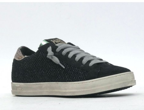 P448 Sneaker zwart