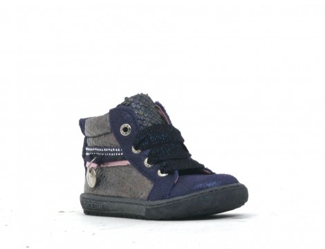 Shoesme Veterschoen blauw