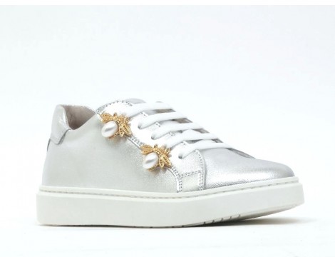 E.B. Sneaker zilver