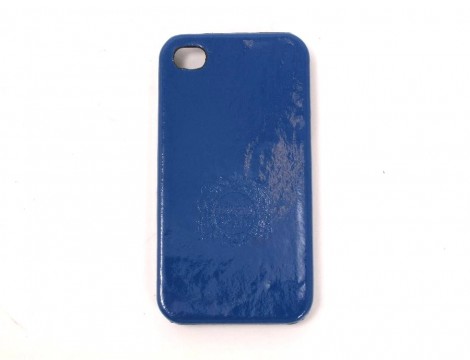 Antichic Iphonehoes blauw lak