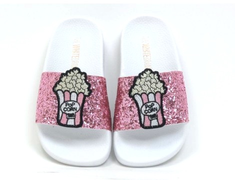 The White Brand Slipper roze