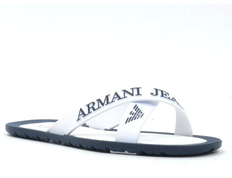 Armani Jeans Slipper wit