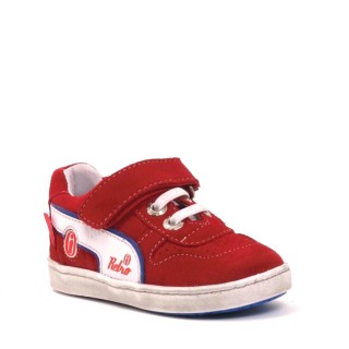 Shoesme Klittenbandschoen rood