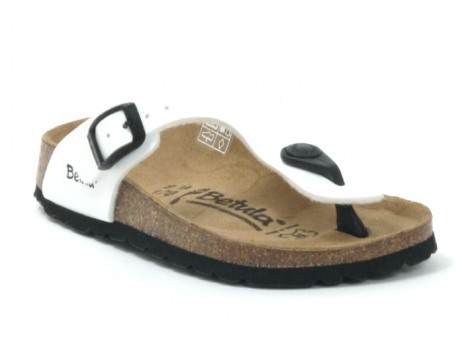 Birkenstock Slipper wit lak