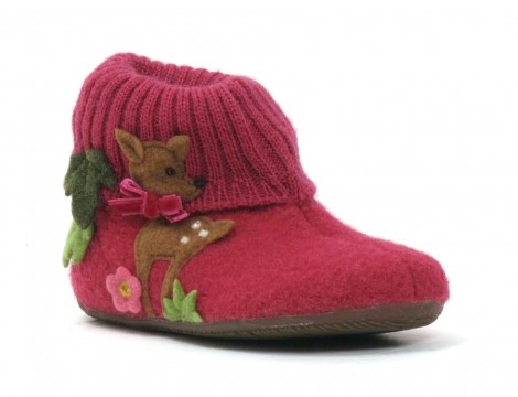 Kitzbuhel Pantoffel fuchsia roze