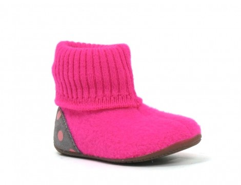 Kitzbuhel Pantoffel fuchsia fluo