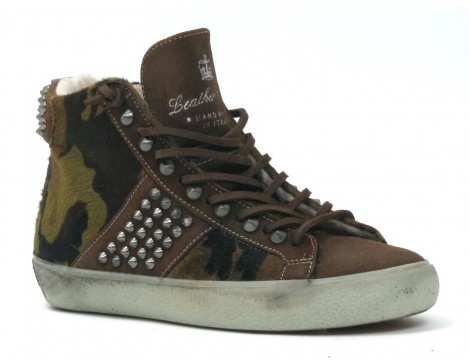 Leather Crown Sneaker multicolor