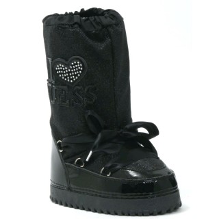 Guess Snowboot zwart lak